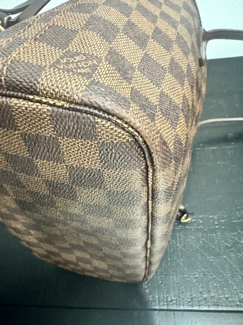 Louis Vuitton Neverfull Damier Ebene Tote PM Brown Canvas - Picture 10 of 16